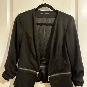 Maurices Black Blazer Suit Jacket Formal